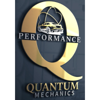 Quantum Mechanics Auto Repair Logo