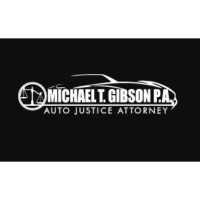Michael T. Gibson, P.A., Auto Justice Attorney Logo
