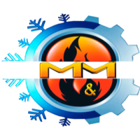 M&M hvac heating and cooling solutions Logo