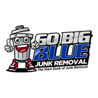 Go Big Blue Junk Removal Logo
