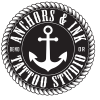 Anchors and Ink Tattoo Studio Logo