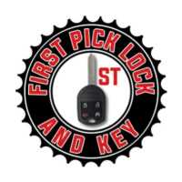 First Pick Lock and Key Logo