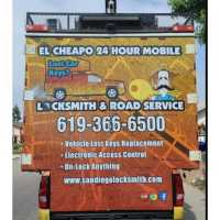 El Cheapo 24 Hour Mobile Locksmith & Roadside Service Logo