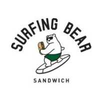 Surfing Bear Sandwich Logo