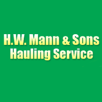 H W Mann & Sons Hauling Service Logo