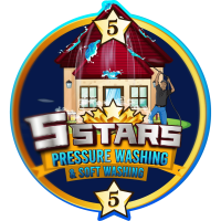 5 Stars Pressure Washing Logo