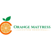 Orange Mattress - Custom Bedding Logo