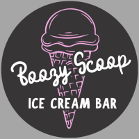 Boozy Scoop Ice Cream Logo
