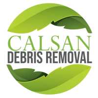 Calsan Debris Box: Dumpster Rental, C&D Debris Removal Logo