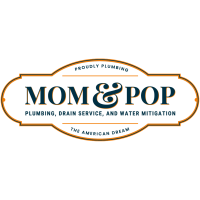 Mom and Pop Plumbing & Drain Service Logo