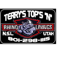 Rhino Linings & Terry's Tops Logo