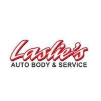 Laslie's Auto Body Logo
