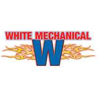 White Mechanical Logo