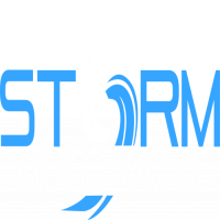 Storm Roofing  and  Construction Logo