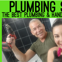 Mobile Plumbing & Handyman Service Logo