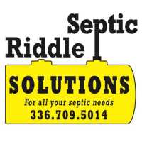 Riddle Septic Solutions. -pumping, inspection, repair Logo