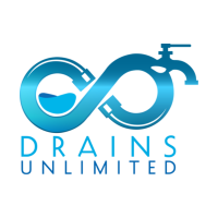 Drains Unlimited sewer and drain cleaning company Logo