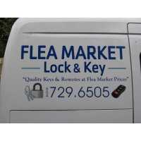 Flea Market Lock and Key Logo