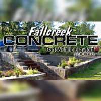Fall Creek Concrete Logo