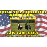 Custom Conchos And Tack Leather By Design Logo