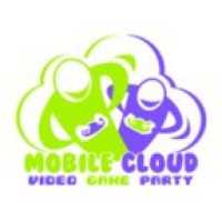 Mobile Cloud Video Game Party Logo