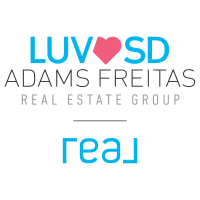 LUVSD HOMES - Adams Freitas Realty Group, Real Broker San Diego Logo