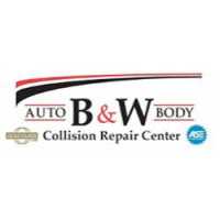 B&W Auto Body Collision Repair Shop Logo