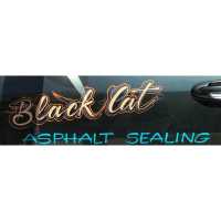 Black  Cat Asphalt Sealing Logo