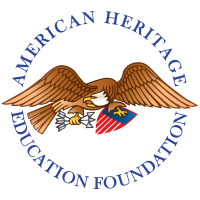 The American Heritage Education Foundation, Inc. (AHEF) Logo