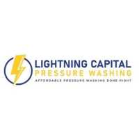Lightning Capital Pressure Washing Logo