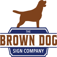 The Brown Dog Sign Company Logo