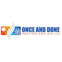 Once and Done Heating and Air LLC Logo