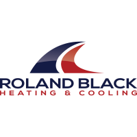 Roland Black Heating & Cooling Logo