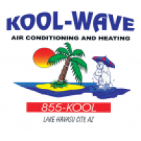 Kool­-Wave Air Conditioning & Heating Logo