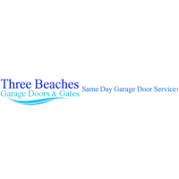 Three Beaches Garage Doors Logo