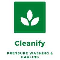 Cleanify Pressure Washing & Hauling Logo
