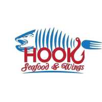 Hook Seafood and Wings Logo