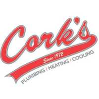Cork's Plumbing, Heating, & Cooling Logo