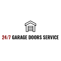 24/7 Garage Doors Service Logo