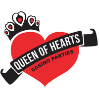 Queen of Hearts Casino Parties Logo