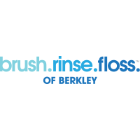 Brush Rinse Floss of Berkley Logo
