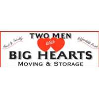 Two Men With Big Hearts Moving And Storage Logo