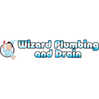 Wizard Plumbing, Heating, Cooling and Drain Logo