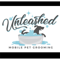 Unleashed Mobile Pet Grooming Logo