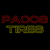 Paco's Tires Express Service Logo