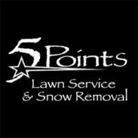 5 Points Lawn Service & Snow Removal Logo
