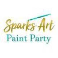 Sparks Art Mobile Paint Party Logo
