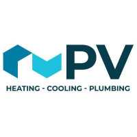 PV Heating, Cooling and Plumbing Logo
