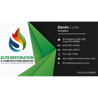 Elite Restoration & Construction Services Logo