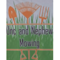 Unc and Nephew Mowing Logo